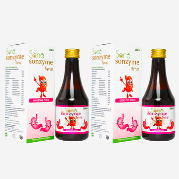 Sona Sonzyme Syrup for Digestion - 200 ml (Pack of 2)